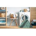 thumbnail image 2 of Ahgly Company Machine Washable Indoor Square Transitional Hazel Green Area Rugs, 7' Square, 2 of 7