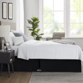 thumbnail image 2 of SGI Bedding 12 Inch Pleated Bed Skirt | Microfiber Bed Skirt | Fade Resistant, Wrinkle Free, Anti-static, Decorative, Extra Storage Space, Clutter-Free | California King, Black, 2 of 5