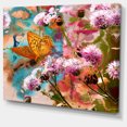 thumbnail image 2 of Papillon Jaune sur Fleurs de Chardon - Impression sur Toile d'Art Floral, 2 of 4