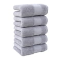 thumbnail image 2 of Fridja Ultra Soft Cotton 5 Pack Hand Towel Set 14x28 Inch, Fit for use in Beach, Bathroom, Kitchen, Gym, Spa & General Cleaning, Soft Compact & Lightweight Multi Purpose Absorbent Hand Towels, 2 of 5