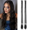 thumbnail image 1 of Holiday Deals! Gspmoly Human Hair Wigs, Clip-In Braiding Hair Extensions Braiding Extensions with Hair Clip 22 Inches Lace Front Wigs, 1 of 2