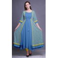 thumbnail image 2 of Bimba Kurta Long pour Femmes Anarkali Kurta Style Chic Tunique Kurti Ethnique Robe Longue, 2 of 6