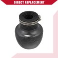thumbnail image 4 of Unique Bargains Motorcycle Air Cleaner Filter / Intake Air Cleaner Filter for Motorcycle / Durable Carbon Fiber Pattern Rubber 28-48mm Straight / 1 Pcs Black, 4 of 7