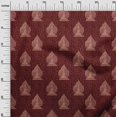 thumbnail image 2 of oneOone Viscose Jersey Fabric Leaves & Tree Block Print Fabric BTY 60 Inch Wide, 2 of 5