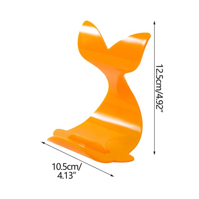Mobile Phone Desktop Stand With Ventilated Card Design For Students And Live Broadcast Use 12.5 cm x 10.5 cm ABS Material