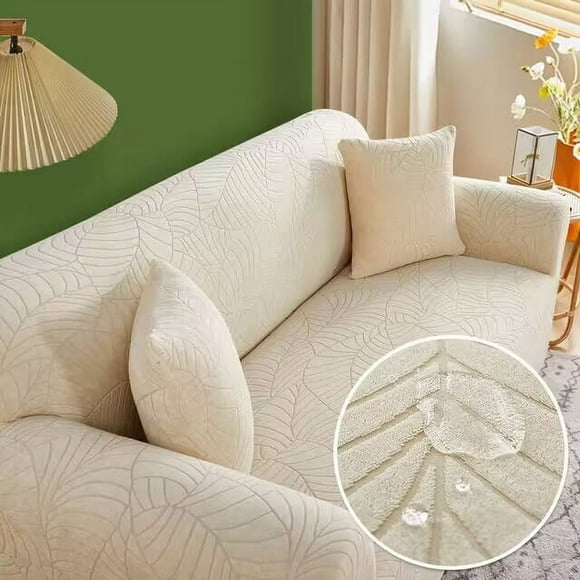 AMERTEER Thick Jacquard Sofa Cover for Living Room Elastic Waterproof Sofa Cover 1/2/3/4 Seater L-shaped Corner Sofa Cover