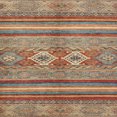 thumbnail image 1 of Ahgly Company Tapis d'Intérieur Carrés Abstraits Brun Chameau, Tapis de Zone Abstraits, 5 Pieds Carré, 1 of 6