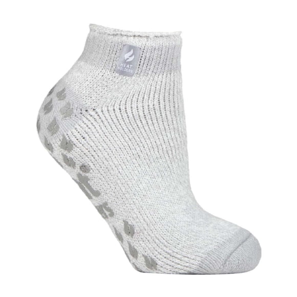 Heat Holders - Ladies Low Cut Ankle Slipper Socks with Non Slip Rubber Sole