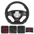 thumbnail image 4 of Flat Bottom Steering Wheel Steering Wheel For Camaro Steering Wheel Replacement Custom Carbon Fiber Steering Wheel Nappa Perforated Leather Fit For  Camaro 2016-2021, 4 of 8
