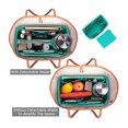 thumbnail image 4 of Becaristey Durable And Storage Toiletry Bag Travel With Fine Workmanship And Multiple Colors black S 22*11*13cm 1Set, 4 of 6