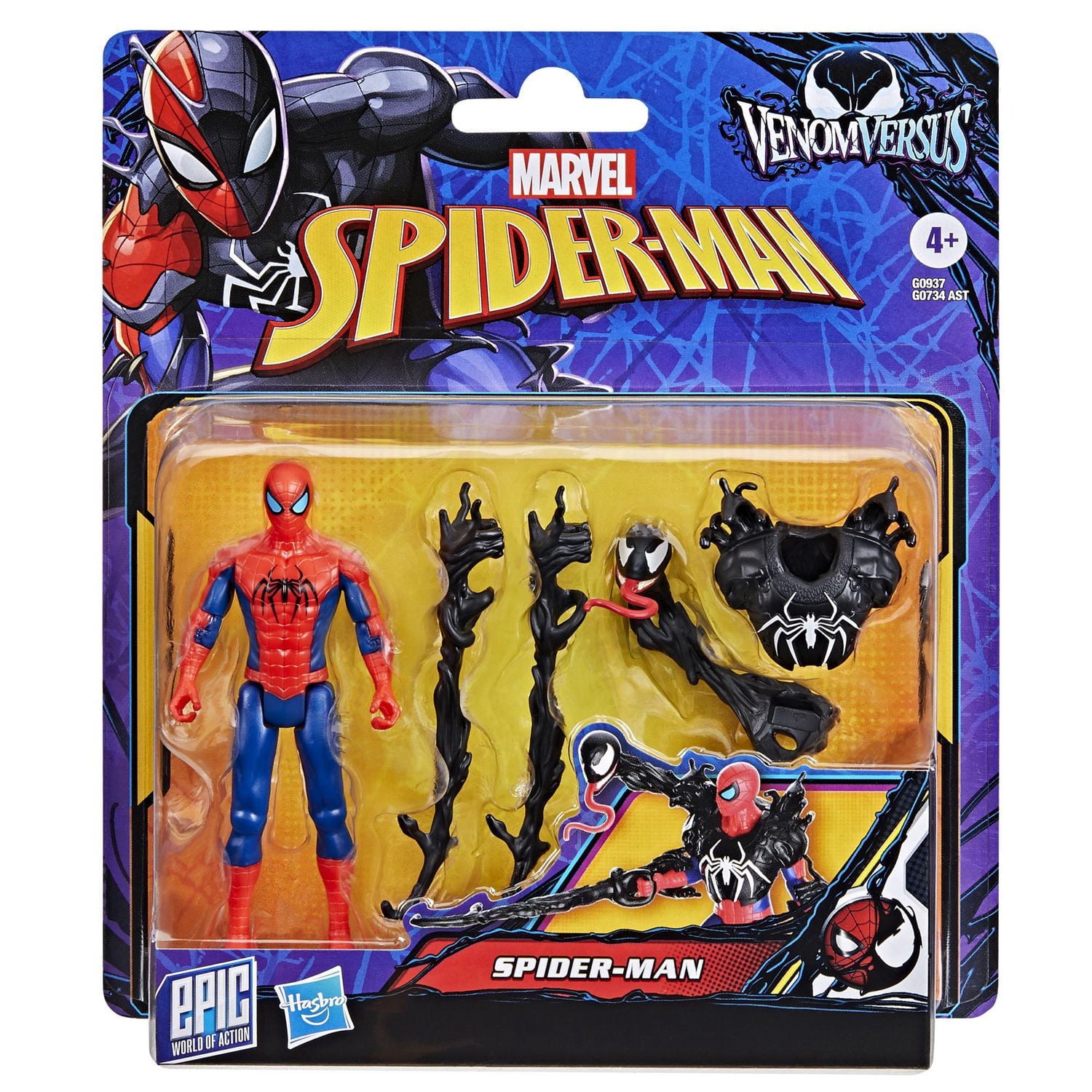 Marvel Spider-Man VenomVersus Epic World of Action Spider-Man