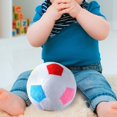 thumbnail image 3 of Multifunctional Plush Football Toy 17cm Diameter Plush Pillow, Ball Soft Soccer Colorful, 3 of 8