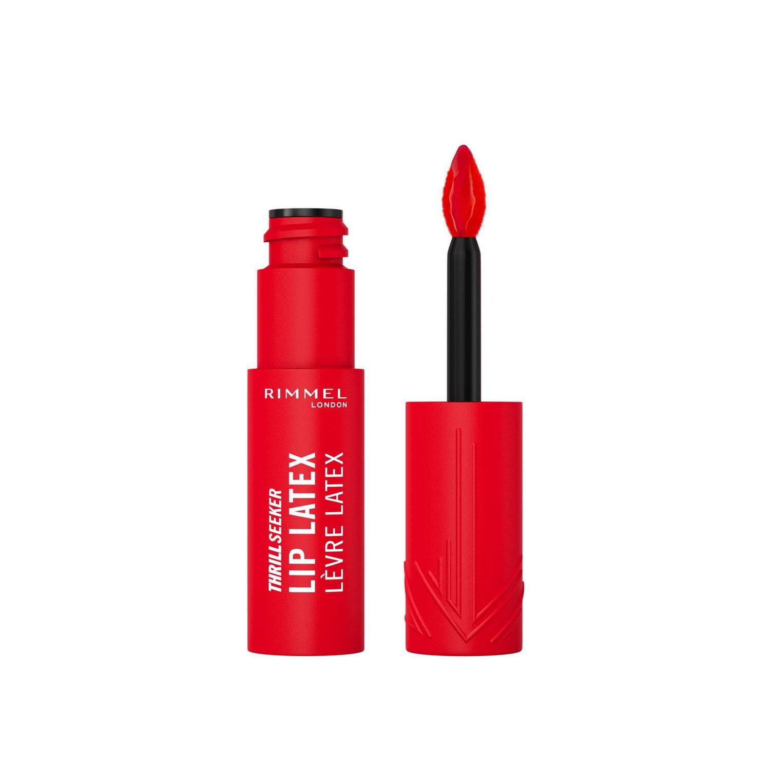 Rimmel Encre à lèvres Thrill Seeker Lip Latex, Rouge à lèvres liquide, Brillant à lèvres, Rouge à lèvres, Encre à lèvres, Brillance lisse, Hydratation, Acide hyaluronique, Vitamine E, Aloe vera