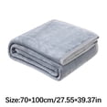 thumbnail image 3 of Super Soft Warm Solid Warm Micro Plush Fleece Blanket Throw Rug Sofa Bedding 70x100cm, 3 of 3