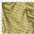 thumbnail image 4 of Soimoi Poly Georgette Fabric Floral Love Text Print Sewing Fabric Yard 42 Inch Wide, 4 of 5