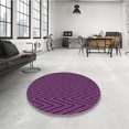 thumbnail image 4 of Ahgly Company Tapis Rectangulaire Lavable en Machine Intérieur Transitionnel Orchidée Violet, 7 Pieds x 9 Pieds, 4 of 7