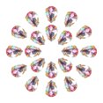 thumbnail image 1 of Unique Bargains 20Pack Teardrop Sew on Rhinestone - 14x10mm Glass Teardrop Crystal Rhinestones in Gold Prong Setting (AB Color), 1 of 7