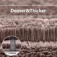 thumbnail image 2 of Upgraded Extra Large Non Slip Bath Mat 24"x36" Soft Absorbent Fluffy Thick Microfiber Cozy Throw Bathroom Rugs with Waterproof Backing for Tub Shower Bathroom Floors Accessories (Taupe), 2 of 8