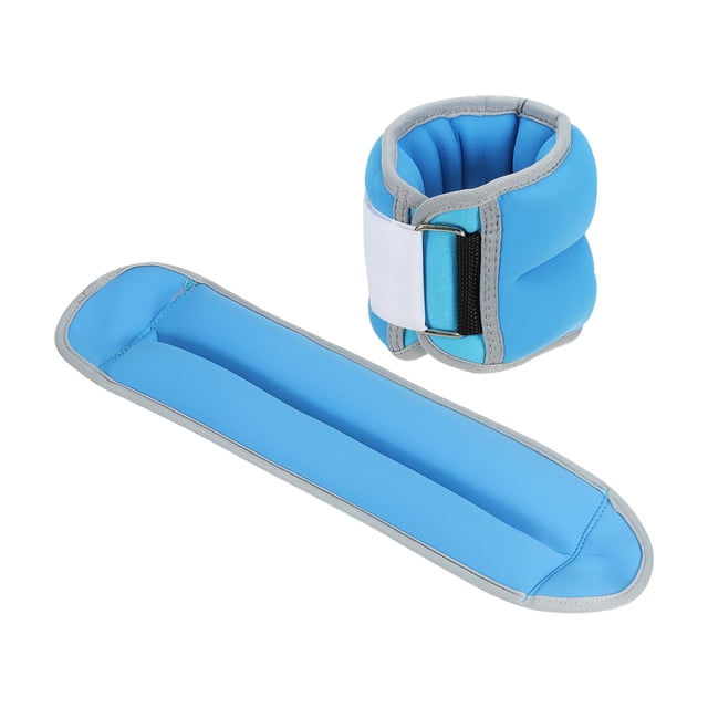 Uxcell Ankle Weights Leg Weight Straps Adjustable 3lbs Ankle Weight Sets Blue