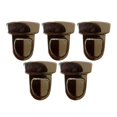 thumbnail image 2 of Tuck Lock Clasp  Purse Buckle Fasteners Wallet Buckle Purse Metal Clasp Locks for DIY Craft Wallets Bag Handbags Making 5Pcs Black, 2 of 8
