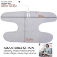 thumbnail image 2 of Calming Heat Knee Wrap by Sharper Image Personal Electric Heating Pad with Copper & Charcoal; Vibrations, 2 Heat & 5 Vibrating Massage Settings for 10 Relaxing Combinations, 2 of 5