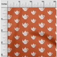 thumbnail image 2 of oneOone Rayon Orange Fabric Tea Kettle Craft Projects Decor Fabric Printed By The Yard 56 Inch Wide-HW, 2 of 4