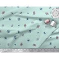 thumbnail image 2 of Soimoi Cotton Poplin Fabric Moth & Light Bug Insects Print Sewing Fabric Yard 42 Inch Wide, 2 of 4