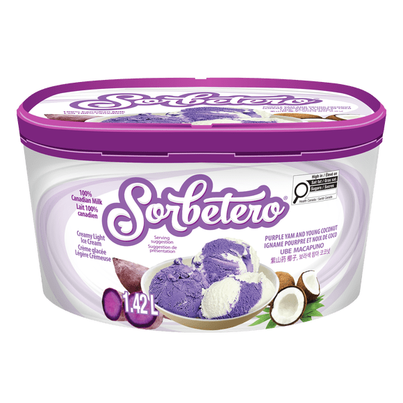 Sorbetero Ube Purple Yam Frozen Dessert 1.42L per tub, 1.42L