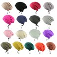 thumbnail image 2 of Casquettes de Bonnet de Voyage Unisexe Automne Chaud en Hiver Couvre-Chefs Réglables Accessoires Couleur Unie Empilage Chapeau Tricoté Rose Rouge, 2 of 7