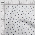 thumbnail image 1 of oneOone Georgette Viscose Fabric Finger Sign Symbol Decor Fabric Printed BTY 42 Inch Wide, 1 of 1