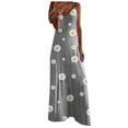 thumbnail image 1 of Robe d'Été pour Femmes Aguichant Mode pour Femmes Vacances Été Sans Manches Imprimée Col en V Aguichant Décontractée Longue Robe Maxi Robe d'Été pour Femmes Maxi Été Longue Robe pour Femmes, 1 of 5