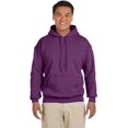 thumbnail image 2 of Gildan Mens Heavy Blend Hooded Sweatshirt, S, Plum, 2 of 4