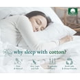 thumbnail image 4 of EnvioHome Draps de Lit 100 % Coton, Ensemble 3 Pcs - Draps en Percale de Coton Frais et Soyeux pour Lit Simple - Marron Léopard, 4 of 8