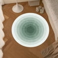 thumbnail image 4 of LSLJS Tapis Rond Salon Crème Vent Canapé Table Basse Chambre Chevet Bureau Coussin de Sol Insonorisant, Tapis Imitation Laine, 4 of 6