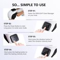 thumbnail image 4 of Portable Knee Massager with Heat and Vibrating Rechargeable Cordless Knee Massager for Pain Relief,Multi-Function Knee Massager, 4 of 7