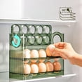 thumbnail image 3 of Auto Flip Egg Organizer  3-Tier Egg Holder Storage 30 Count  Egg Storage, 3 of 5