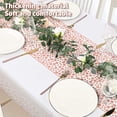 thumbnail image 4 of RKSTN tablecloths Disposable Tablecloth Thickened Wavepoint Printed Plastic Dining Table Tablecloth Holiday Birthday Party Rectangular Water Proof And Oil Proof Tablecloth table runner, 4 of 5
