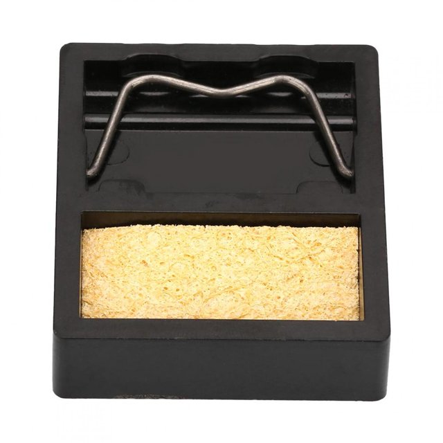 Soldering Iron Stand Holder, Metal Practical Stable Easy Operation Electric Soldering Iron Stand With Sponge For Industrial Home Use