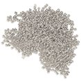 thumbnail image 3 of Perle Entretoise Ronde, 500 Pcs Perles à Écraser Fabrication de Bijoux Perles Butées Simples à Utiliser pour Collier Bracelet Bricolage Argent, 3 of 8