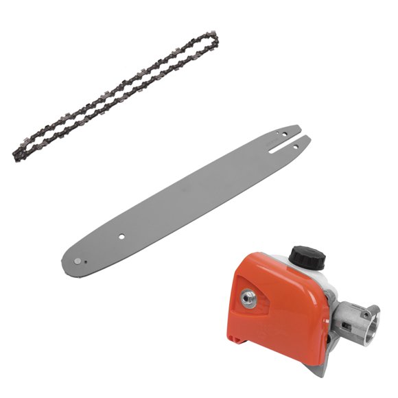 Yeacher Chainsaw Gear + Guide Plate + Chain Set for Stihl HT KM 73-130 Series Pole Saw Trimmer Connector Multifunctional Pole Pruning Saw Universal Accessories Woodworking Tool