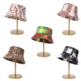thumbnail image 4 of CSChome Fisherman Hat Unisex Winter Fisherman Hat - Color Matching Thick Soft Plush Flat Top, 4 of 7