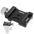 thumbnail image 3 of Quick Release Plate Adapter, Unique Design Aluminum Alloy 1/4in Screw Hole Quick Release Plate Clamp With Strap Buckle For Tripod Ballhead, 3 of 8
