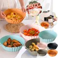 thumbnail image 1 of Xihbxyly Air Fryer Liners 7.5 Inch Food Grade Air Fryer Silicone Liners High Temperature Resistant and Easy to Clean Silicone Air Fryer Liners Suitable for Air Fryer Ovens, 1 of 6
