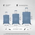 thumbnail image 2 of WINGOMART 2-Piece Luggage Set Lightweight Durable PC+ABS Hardside Luggage, Double Spinner Wheels, TSA Lock - 20in & 28in, 2 of 8