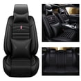 thumbnail image 2 of Maidao Car Seat Covers Leather Set for BMW for X3M 2003-2017 5 Seats Water Resistant Front Rear Cushion Protector with Pillow Black, 2 of 7