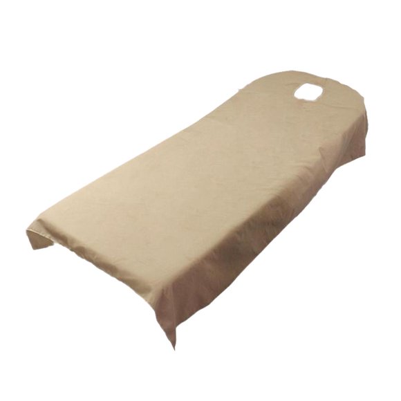 Rongfmy Massage SPA Treatment Bed Cover Sheet With Breath Hole Camel