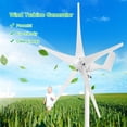 thumbnail image 3 of 24V 800W Wind Generator withController 5S-Type Minitype WindGenerator Kit Clear Energy Windmill for Home Highways Boats, 3 of 7