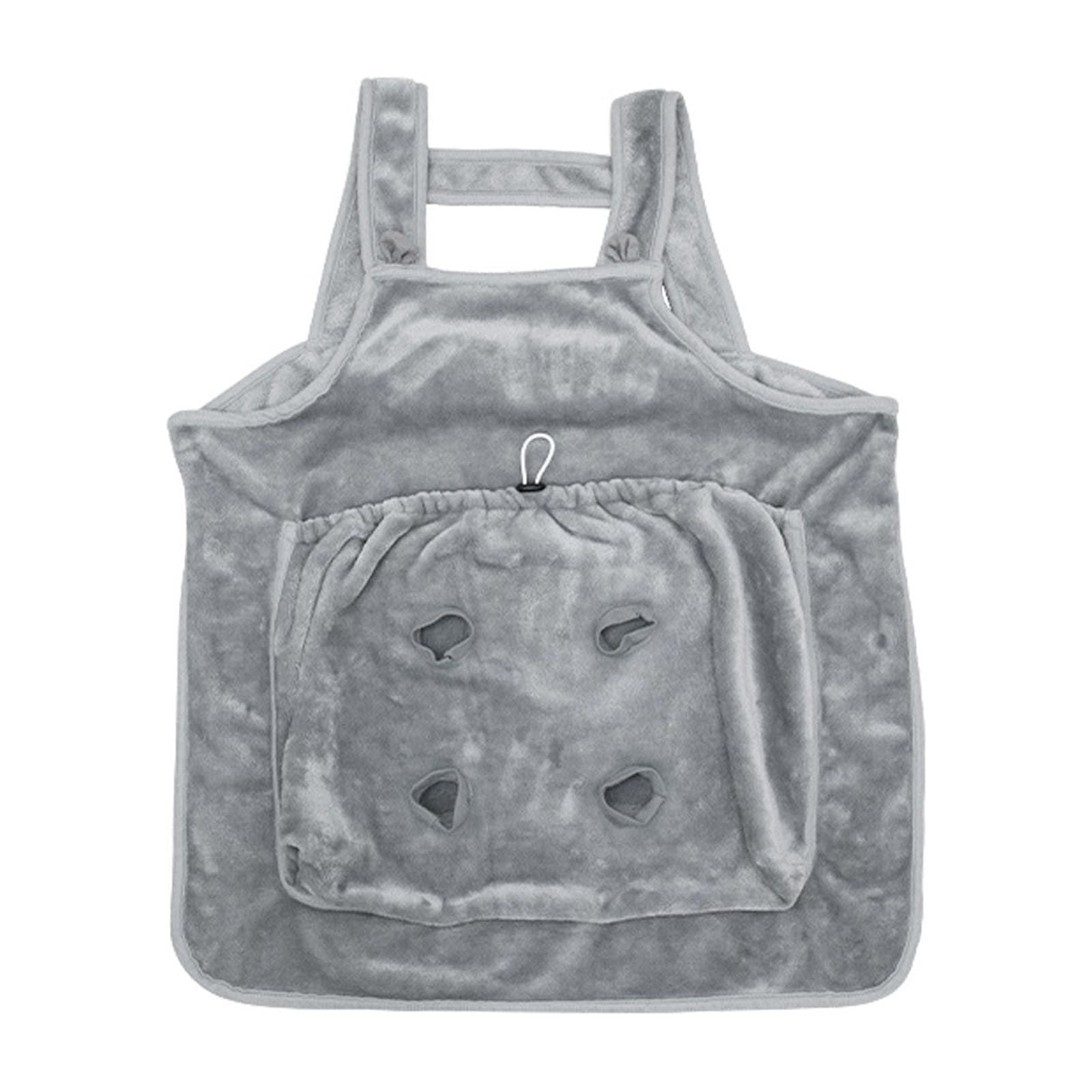 TopLLC Pet Carrier Apron With Sleeping Pocket Apron Carrier With Holes Petting T Carrier Pouch Outdoor Shoulder Bag Apron