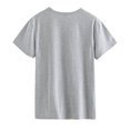 thumbnail image 2 of XZNGL Tunic Tops for Women Short Sleeve Women Casual Letters Printing Shirts Short Sleeve Loose Tee Tops Tunic Blouse Tops for Women Casual Women Shirts Casual Tee Shirts Women, 2 of 5