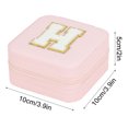 thumbnail image 3 of TopLLC Storage Bins 26 Letters Earring Jewelry Display Storage Box Case Organizer Flannel Tray Holder Gift Storage Bags, 3 of 3